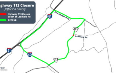 Upcoming SR113 Closure in Jefferson County
